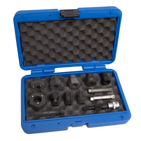 Freilauf Lichtmaschine Werkzeug Set 13Tlg Adapter Generator Riemenscheibe-image