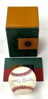 Mickey Mantle HOF Signed/Autographed OAL Baseball Yankees Upper Deck 200506