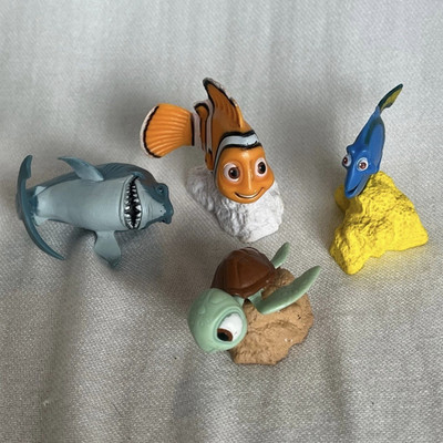 Disney Pixar Finding Nemo Figurines Lot Nemo Dory Crush Bruce, Under 3''