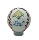 Cole Hamels Signed Official 2008 World Series Baseball 08 WS MVP Insc PSA 067