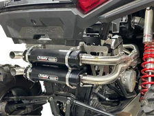 TRINITY RACING Full Dual Exhaust System - Stainless - Fits RZR XP 1000