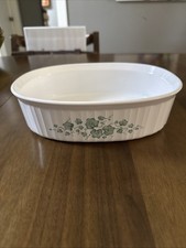 Corning Ware Callaway French White Oval Casse...