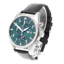 IWC SCHAFFHAUSEN PILOT'S WATCH CHRONOGRAPH IW388103 41mm SS Green Dial #C091 2
