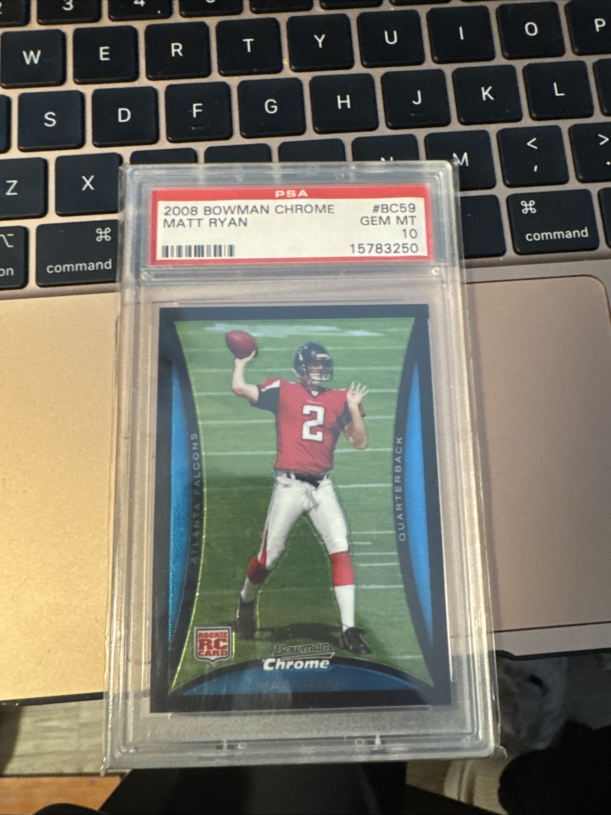 2008 Topps Chrome Matt Ryan #TC166 RC PSA 10