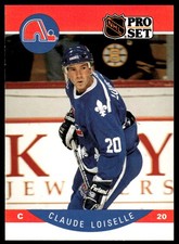 1990-91 Pro Set Claude Loiselle Rookie