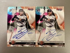 2020 Bowman's Best Jaylin Davis (2) Base Auto #B20-JDA Giants