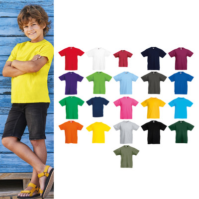 Fruit of the Loom Kids Original T 61-019-0 - Rib Crew Neck with self