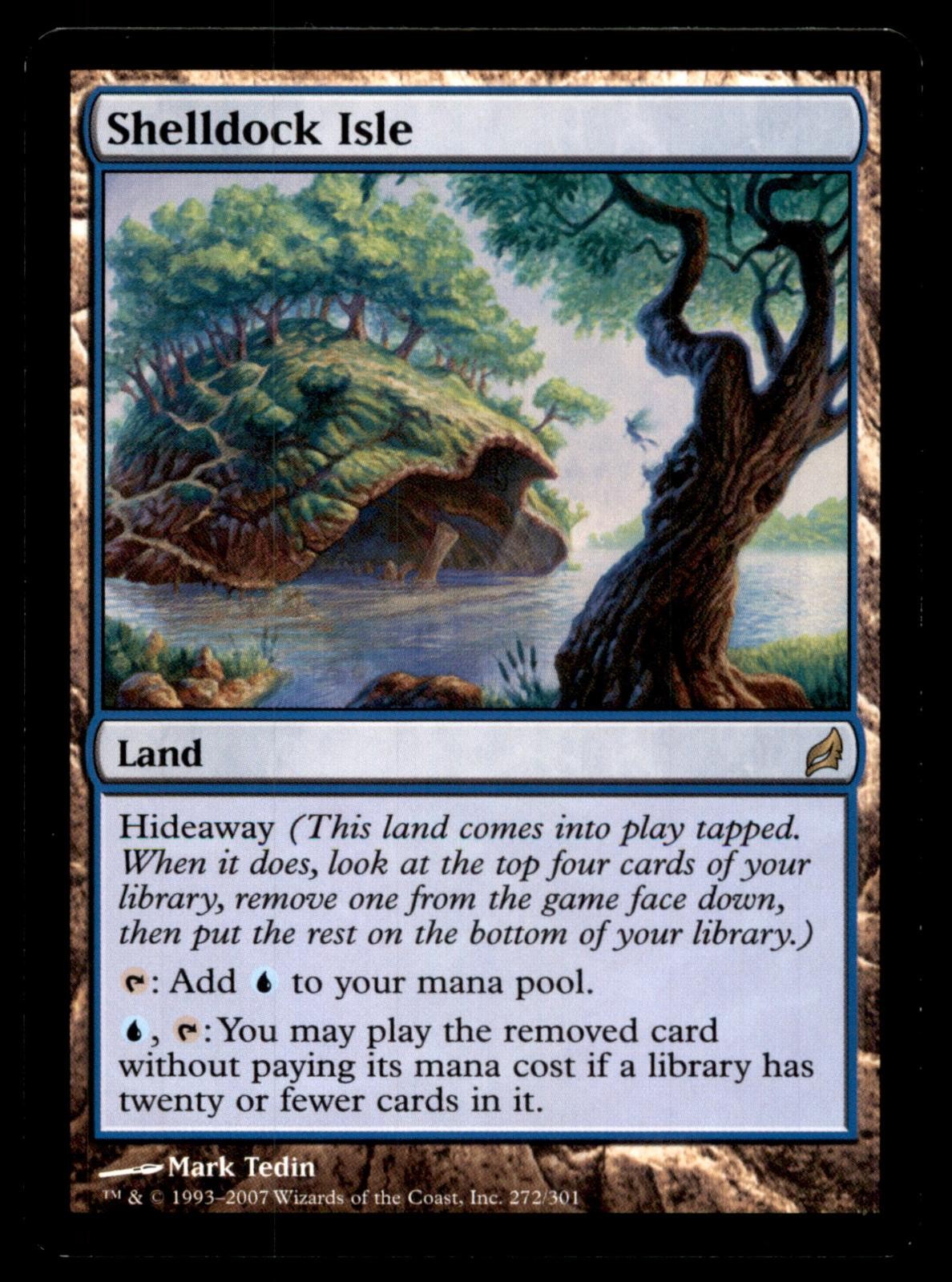 Shelldock Isle 272 Rare Lorwyn Magic: The Gathering Near Mint