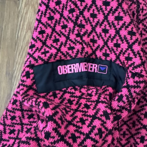 Vintage 80s/90s Obermeyer Ski Sweater 1/4 Zip Apres Ski Wool Blend Men's Size L - Picture 3 of 9