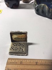 1845 Sterling Silver Vinaigrette By Edward Smith