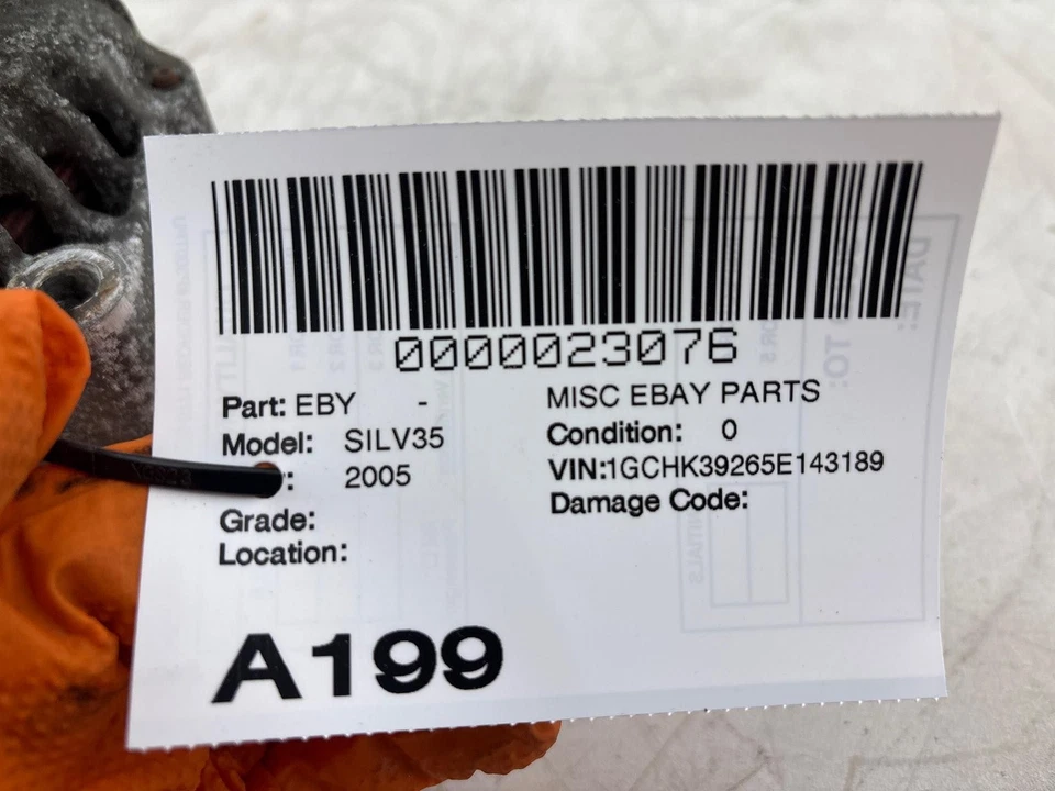 Alternador Chevrolet Silverado 3500 200-2005 6,6 L 105 amperios OEM Foto 2 de 4