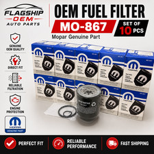 Set Of 10pcs Mopar Mo-867 Fuel Filter 68197867ab Fuelwater Separator Ram 6.7l Set Of 10pcs Mopar Mo-867 Fuel Filter 68197867ab Fuelwater Separator Ram 6.7l