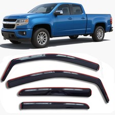 in-Channel Window Visors Rain Guards Compatible with Chevrolet Chevy Colorado/