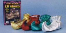 Costume Elf Shoes Gold Cloth Costume Elf Shoes