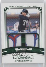 2024 Panini Flawless Prospect Emerald 4/5 Spencer Jones #DP-SJ Dual Patch 1fl4