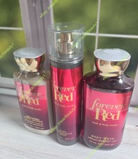 bath and body works forever red shower gel body lotion fine fragrance mist