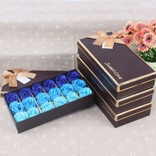 Beautifully Crafted 18 Roses Soap Flower Box for Loved Ones on Special Days