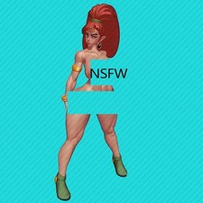 1/24 Resin Doll Sexy Rushzilla Urbosa Girl Nsfw Unpainted Unassembled Model Kit