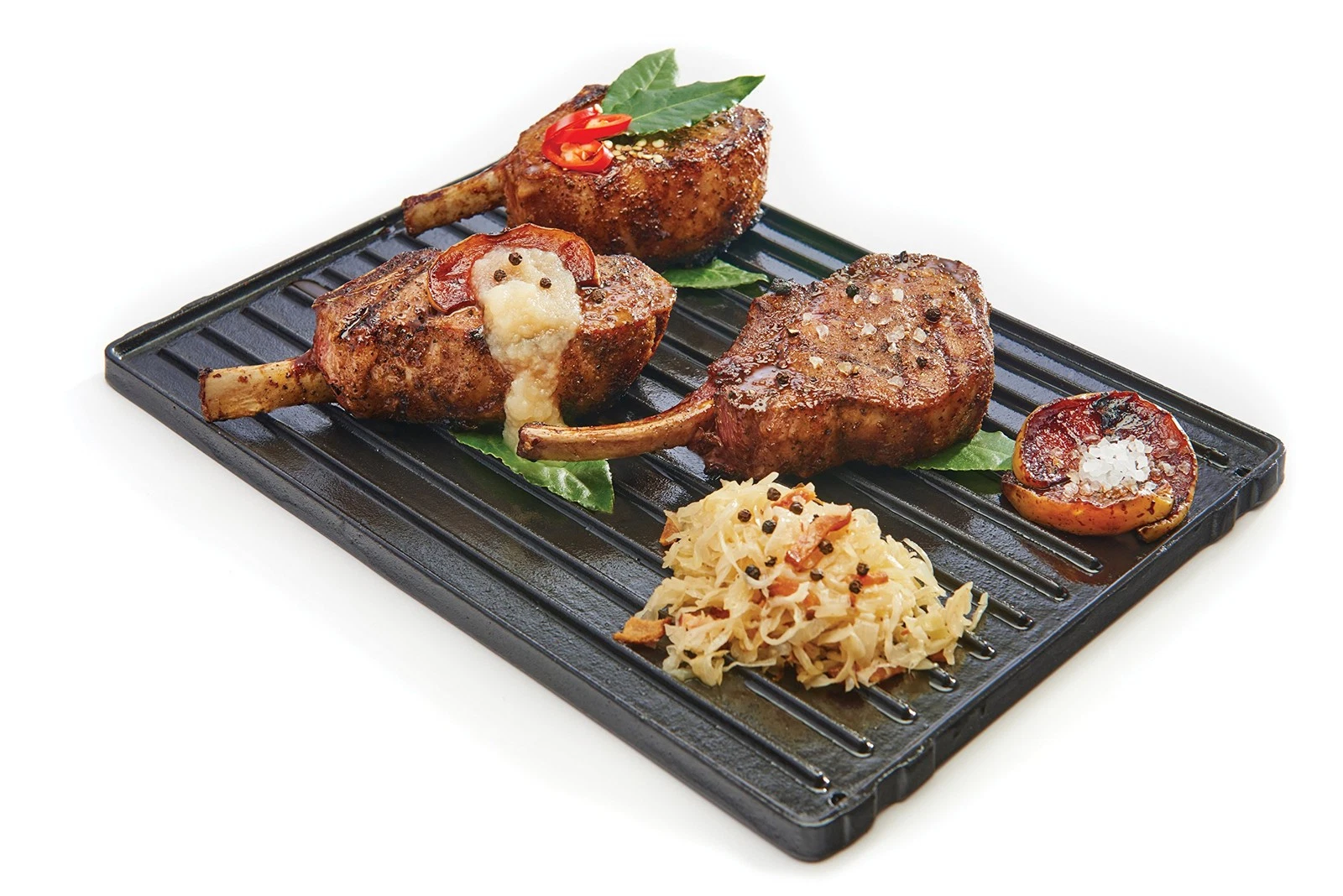 GrillPro Cast Iron Reversible Griddle - Thumbnail 2