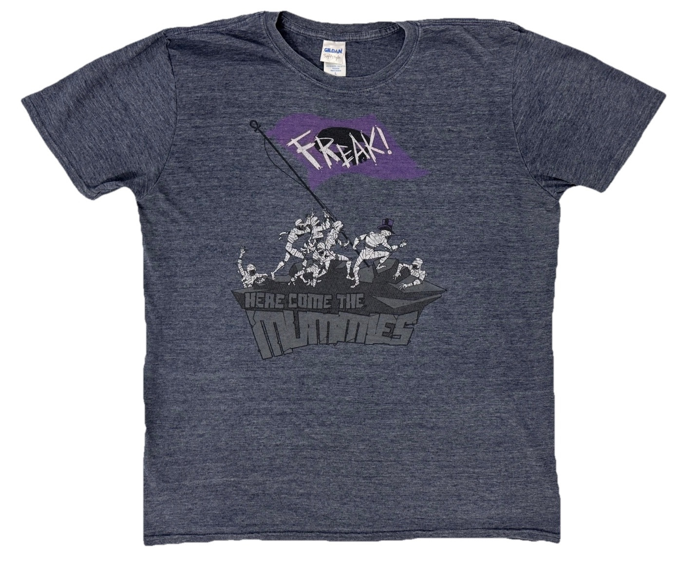 HERE COME THE MUMMIES Freak Flag Licensed Concert T-Shirt Large