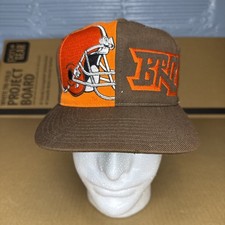 Vintage Cleveland Browns American Needle Cap Hat 100% Wool Team NFL Snap Back