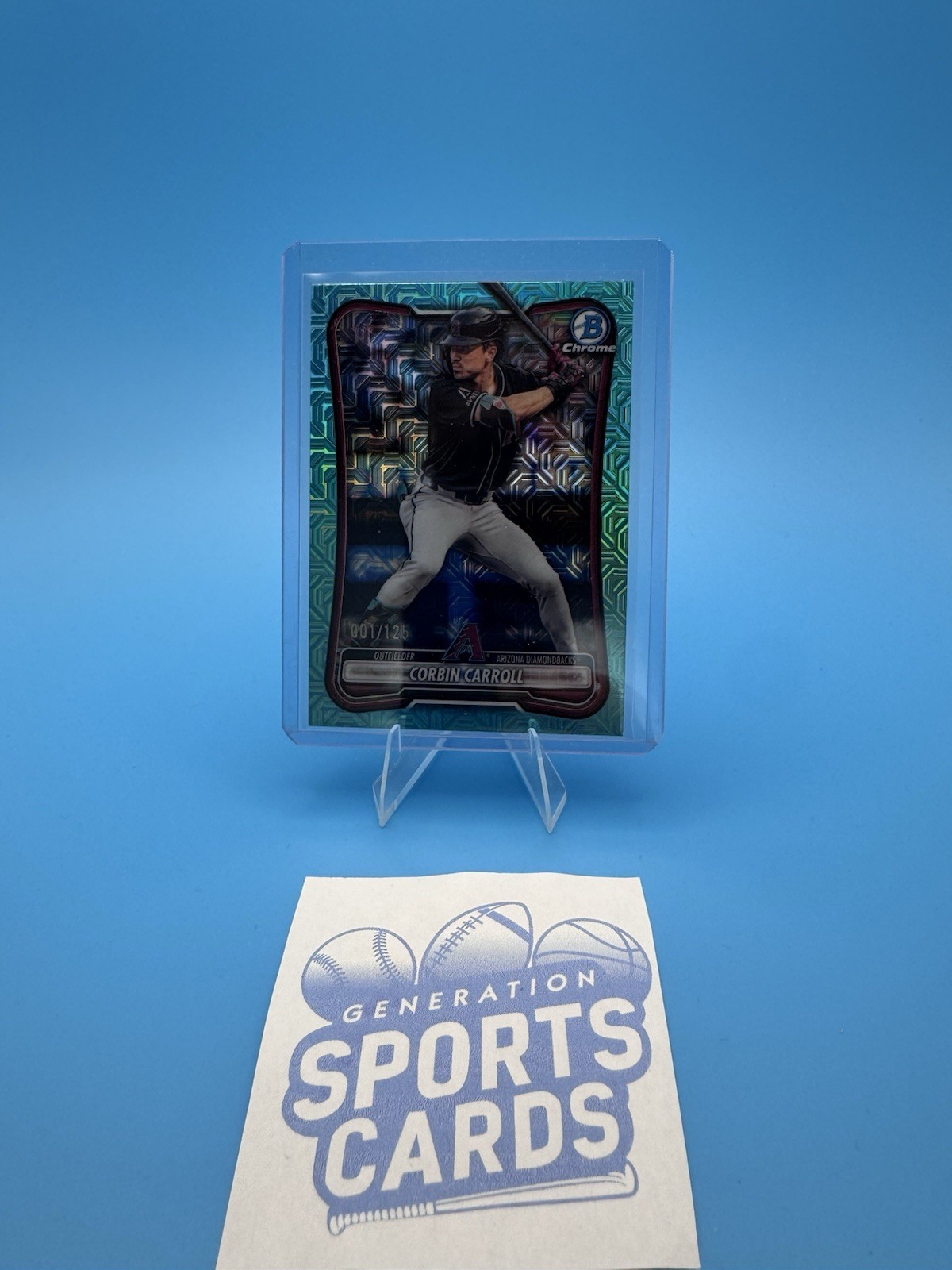 2026 Bowman Chrome Corbin Carroll Mojo Teal 001 /125