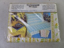 Vintage NOS Tastemaker Petite Rose Floral Sheet Twin Flat Sheet New
