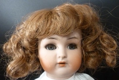 8'' / 20cm PUPPENPERÜCKE FÜR ANTIKE PUPPE, PUPPENHAAR, PUPPENPERÜCKE, VINTAGE PERÜCKE