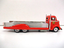 Hot Wheels - 1938 Ford Coe Custom Car Hauler Flatbed Truck - Real Riders