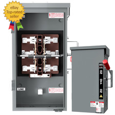 200A Manual Generator Transfer Switch,Heavy Duty 48000W General Double-Throw Saf