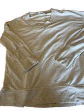 Athleta Medium Recharge Sweatshirt Ivory Long Sleeve Soft 792028-02