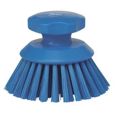 Vikan 38853 3 3/4 In W Scrub Brush, Stiff, 3 In L Handle, 3 3/4 In L Brush,