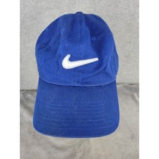 Nike Heritage 86 Baseball Cap Blue Cotton Swoosh Adjustable Strap