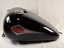 Harley Davidson OEM Gas tank TC88 2000 00 FLSTC Softail VIVID BLACK
