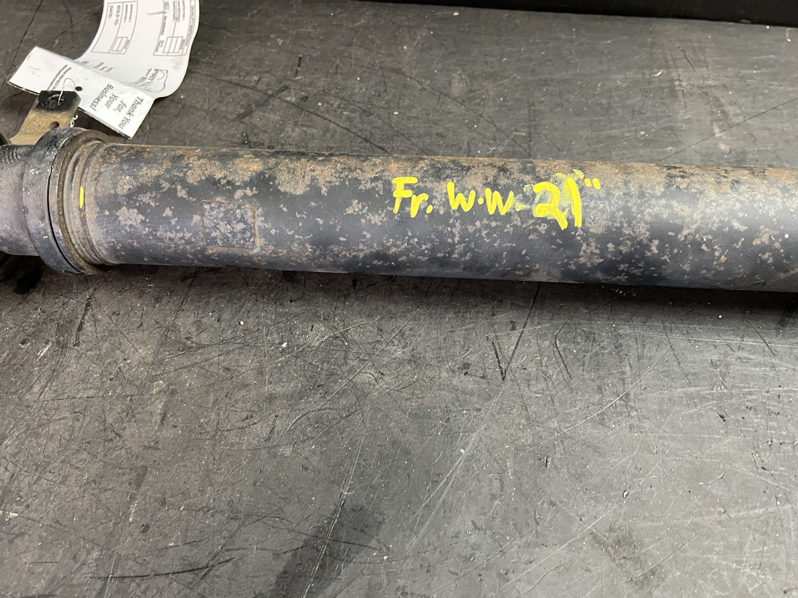 03-10 BENTLEY CONTINENTAL 6.0 REAR DRIVE SHAFT FRW-W:24", RRW-W:23", 3W0521101D