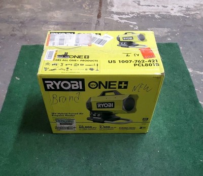 Ryobi PCL801B ONE+ Cordless Hybrid Forced Air Propane Heater (Tool Only) NEW