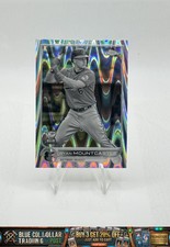 2022 Topps Chrome Sonic Ryan Mountcastle #109 Black & White RayWave Orioles
