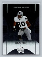 2004 Leaf Rookies & Stars Crusade Green Insert #C-14 Jerry Rice HOF /750 Raiders
