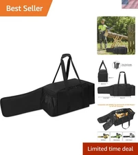 Heavy-Duty Padded Chainsaw Tote - Fits 14' to 18' Cordless Models & Accessories