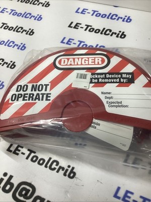 Master Lock Model 484 Rotating Gate Valve Lockout, Fits 4-6.5'' Handles J260s