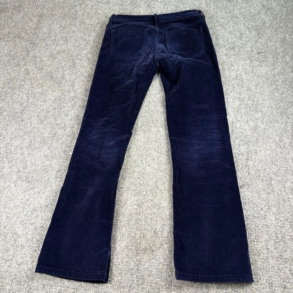 Banana Republic Corduroy Pants Women 25 Classic Navy Bootcut Y2K Preppy Coastal - Image 3 of 4