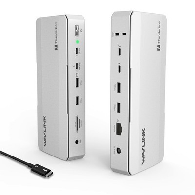 Thunderbolt 5 Dock with 140W Max Charging up to 8K 3 Displays Hub USB-A 10Gbps