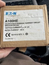 Eaton A100HE Double Pole RCD 100A 30mA