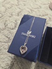 swarovski heart necklace