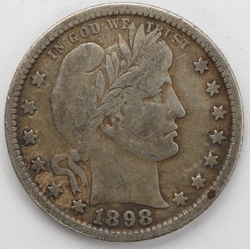 F 1898 Barber Quarter