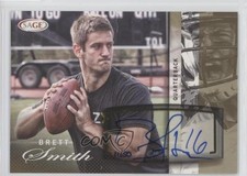 2014 SAGE Auto Football Gold 11/50 Brett Smith #A45 Auto 0af