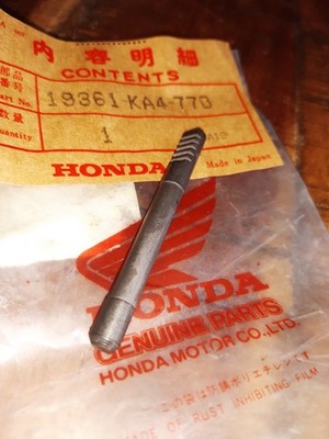 NOS HONDA CR 250 RF 1985 OEM AUSPUFF VENTILTRÄGER SPINDEL 19361-KA4-770 85 CR250R