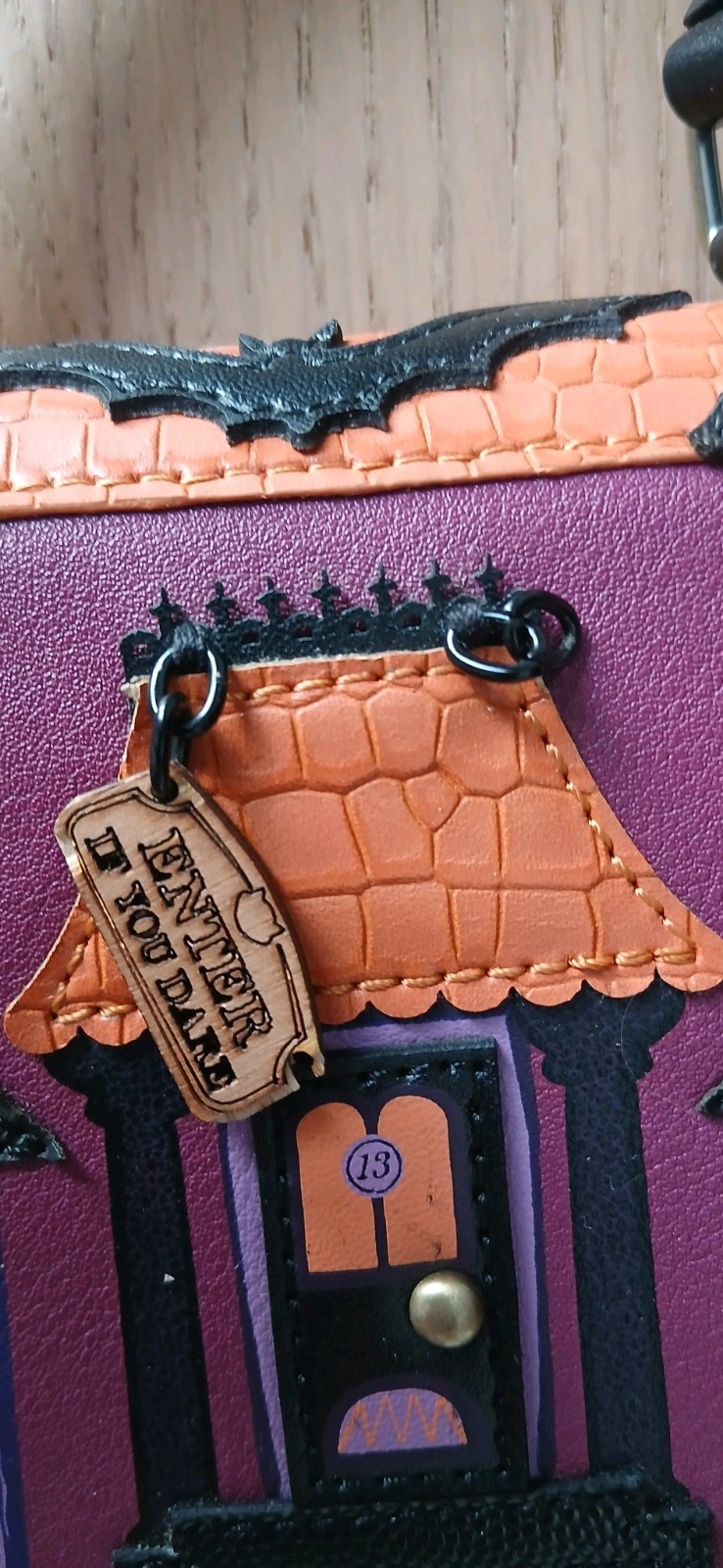 VENDULA LONDON GHOULEVARD TOP HANDLE BELT BAG CROSSBODY HAUNTED HOUSE HALLOWEEN image 5