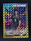 2024-25 Topps Chrome Stephon Castle #122 Gold Geometric Refractor Rookie RC /50