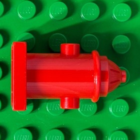 Lego DUPLO Red Fire Hydrant Firefighter 9211 9132 9181 4664 5601 10593 6168